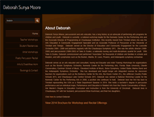 Tablet Screenshot of deborahsunyamoore.com